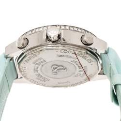 Jacob & Co. Multicolor Mother of Pearl Stainless Steel Diamond Five Time Zones Women's Wristwatch 40 mm