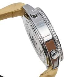 Jacob & Co. Multi-Color Mother of Pearl Stainless Steel Diamond Five Time Zone D-465739 Women's Wristwatch 40 mm