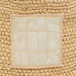 Jacquemus Brown Raffia Le Bob Ficiu Bucket Hat