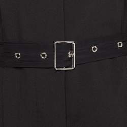 Pre Owned Jacquemus Black Wool Back Open La Combinaison Jumpsuit M