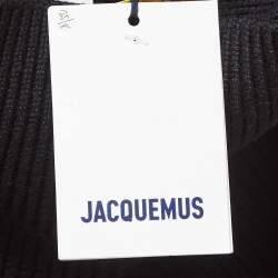 Jacquemus Black Wool Knit Double Layered Sweater XL