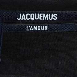 Jacquemus Black Wool Blend Exaggerated Sleeve Le Haut Camargue Top M