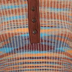 Jacquemus Brown Rib Knit La Robe Zucca T-Shirt Dress M