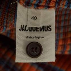 Jacquemus Brown Rib Knit La Robe Zucca T-Shirt Dress M