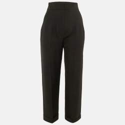 Pre Owned Jacquemus Black Wool Blend Le Souk Trousers S
