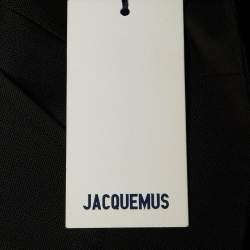 Pre Owned Jacquemus Black Wool Blend Le Souk Trousers S