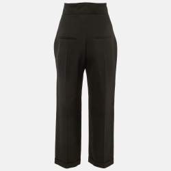 Pre Owned Jacquemus Black Wool Blend Le Souk Trousers S