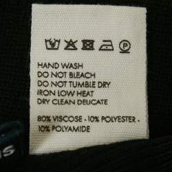 Pre Owned Jacquemus Black Rib Knit Le Bandeau Bralette Top S