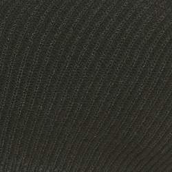 Pre Owned Jacquemus Black Rib Knit Le Bandeau Bralette Top S