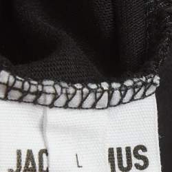 مملوكة مسبقًا فستان جاكيموس تي شيرت تويستد باهيا قطن أسود مقاس كبير