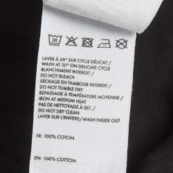 مملوكة مسبقًا فستان جاكيموس تي شيرت تويستد باهيا قطن أسود مقاس كبير