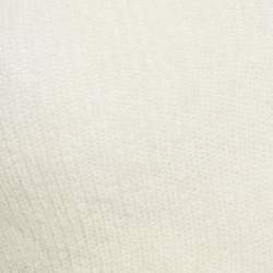 مملوكة مسبقًا Jacquemus White Mohair & Wool Cropped Cardigan S