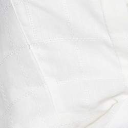 Jacquemus L'Amour Cream Linen Asymmetrical Crop Top M
