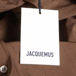 Jacquemus Brown La Robe Baunhilha Cotton Shirt Dress S