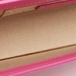 Pre Owned Jacquemus Pink Leather Long Le Chiquito Top Handle Bag