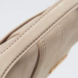 Jacquemus Beige Nubuck Leather Le Grand Bambino Top Handle Bag