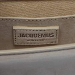 Jacquemus Beige Nubuck Leather Le Grand Bambino Top Handle Bag
