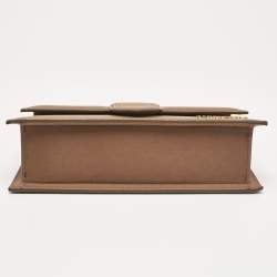 Pre Owned Jacquemus Brown Leather Le Grand Bambino Top Handle Bag