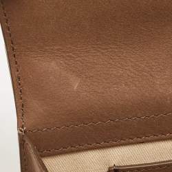 Pre Owned Jacquemus Brown Leather Le Grand Bambino Top Handle Bag