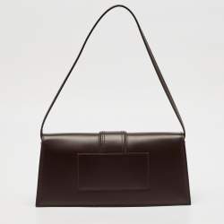 Jacquemus Brown Leather Le Bambino Long Shoulder Bag