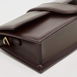 Jacquemus Brown Leather Le Bambino Long Shoulder Bag