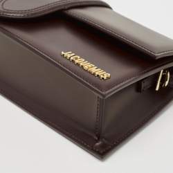 Jacquemus Brown Leather Le Bambino Long Shoulder Bag