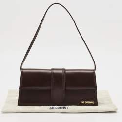 Jacquemus Brown Leather Le Bambino Long Shoulder Bag