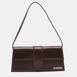 Jacquemus Brown Leather Le Bambino Long Shoulder Bag