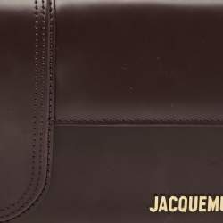 Jacquemus Brown Leather Le Bambino Long Shoulder Bag