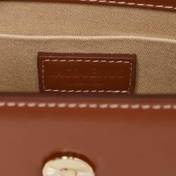 Jacquemus Brown Leather Le Chiquito Moyen Top Handle Bag