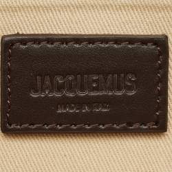 مملوكة مسبقًا Jacquemus Brown Leather Le Bisou Perle Bag