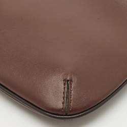 مملوكة مسبقًا Jacquemus Brown Leather Le Bisou Perle Bag