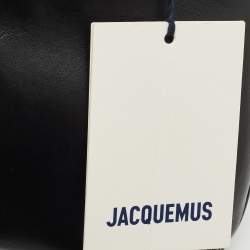 Jacquemus Black Leather Le Bisou Perle Bag