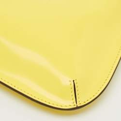 Jacquemus Yellow Leather Le Bisou Perle Shoulder Bag