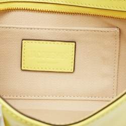 Jacquemus Yellow Leather Le Bisou Perle Shoulder Bag