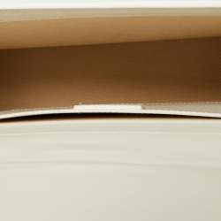 Pre Owned حقيبة يد جاكيموس لو بامبينو جلد أبيض