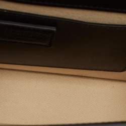 Pre Owned Jacquemus Black Leather Le Bambinou Top Handle Bag