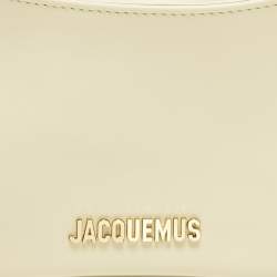 Pre Owned حقيبة جلد كريمي جاكيموس لي بيسو بيرل