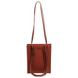 Jacquemus Giger Orange Matt Leather Le A4 Multi Strap Tote