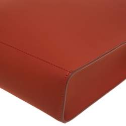 Pre Owned حقيبة يد جاكيموس حمالة متعددة لو أيه4 جلد مبطنة برتقالية غيغر