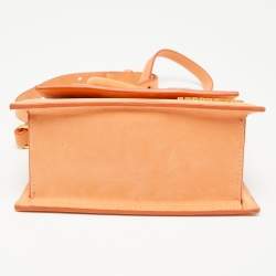 Jacquemus Beige Sueder Grand Le Chiquito Top Handle Bag