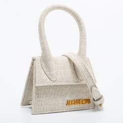 Pre Owned Jacquemus Beige Canvas Mini Le Chiquito Bag