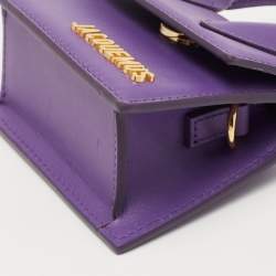 Jacquemus Purple Leather Mini Le Chiquito Bag