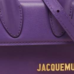 Jacquemus Purple Leather Mini Le Chiquito Bag