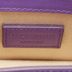 Jacquemus Purple Leather Mini Le Chiquito Bag