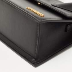 Jacquemus Black Leather Le Grand Chiquito Top Handle Bag