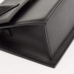 Jacquemus Black Leather Le Grand Chiquito Top Handle Bag