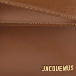 مملوكة مسبقًا Jacquemus Brown Leather Le Bambino Top Handle Bag