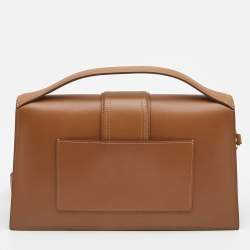 مملوكة مسبقًا Jacquemus Brown Leather Le Bambino Top Handle Bag