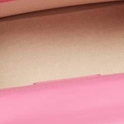Pre Owned Jacquemus Pink Leather Small Le Bambino Top Handle Bag